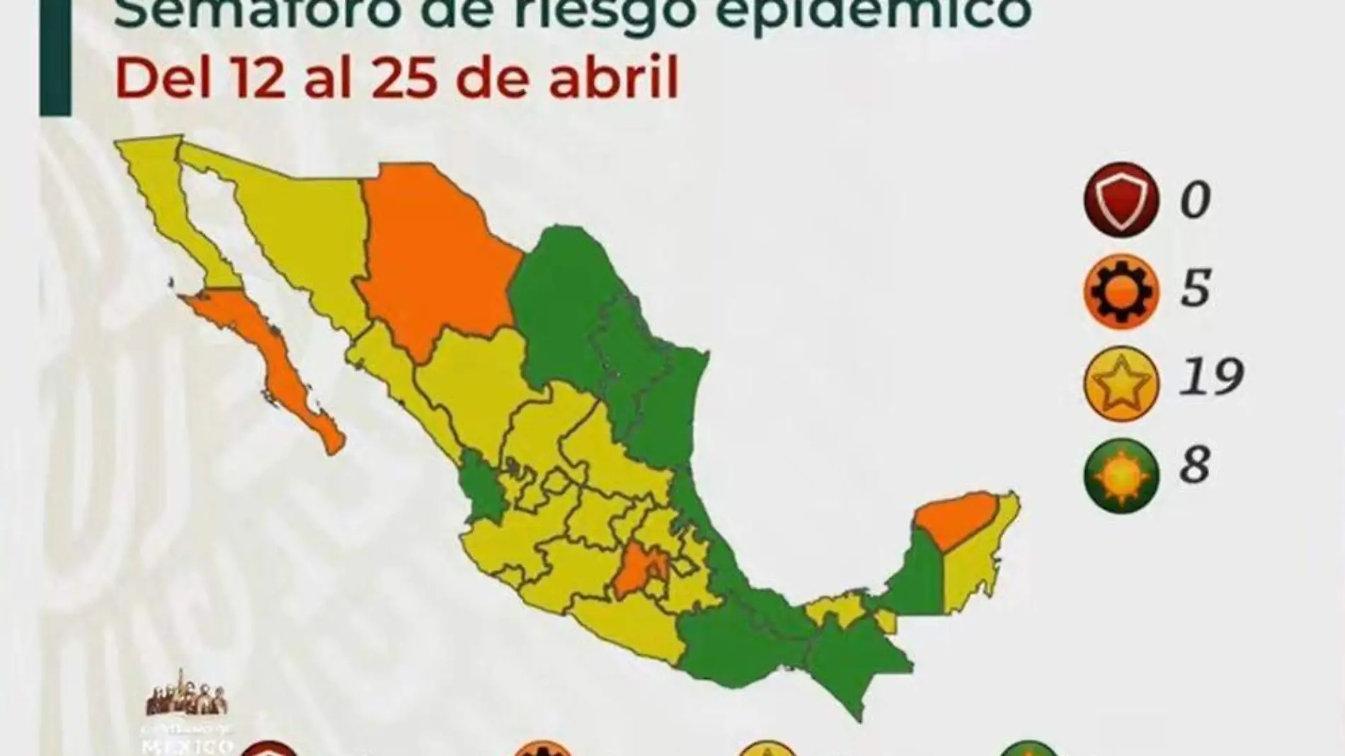 Semáforo Covid Amarillo Puebla 